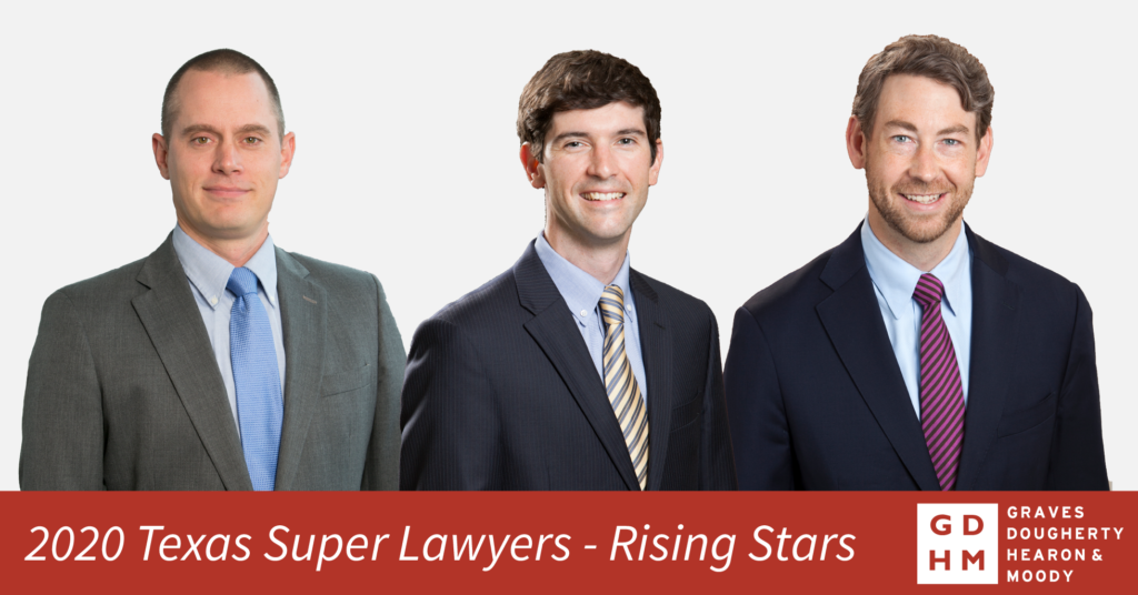 Graves Dougherty attorneys listed as 2020 Super Lawyers Rising Stars