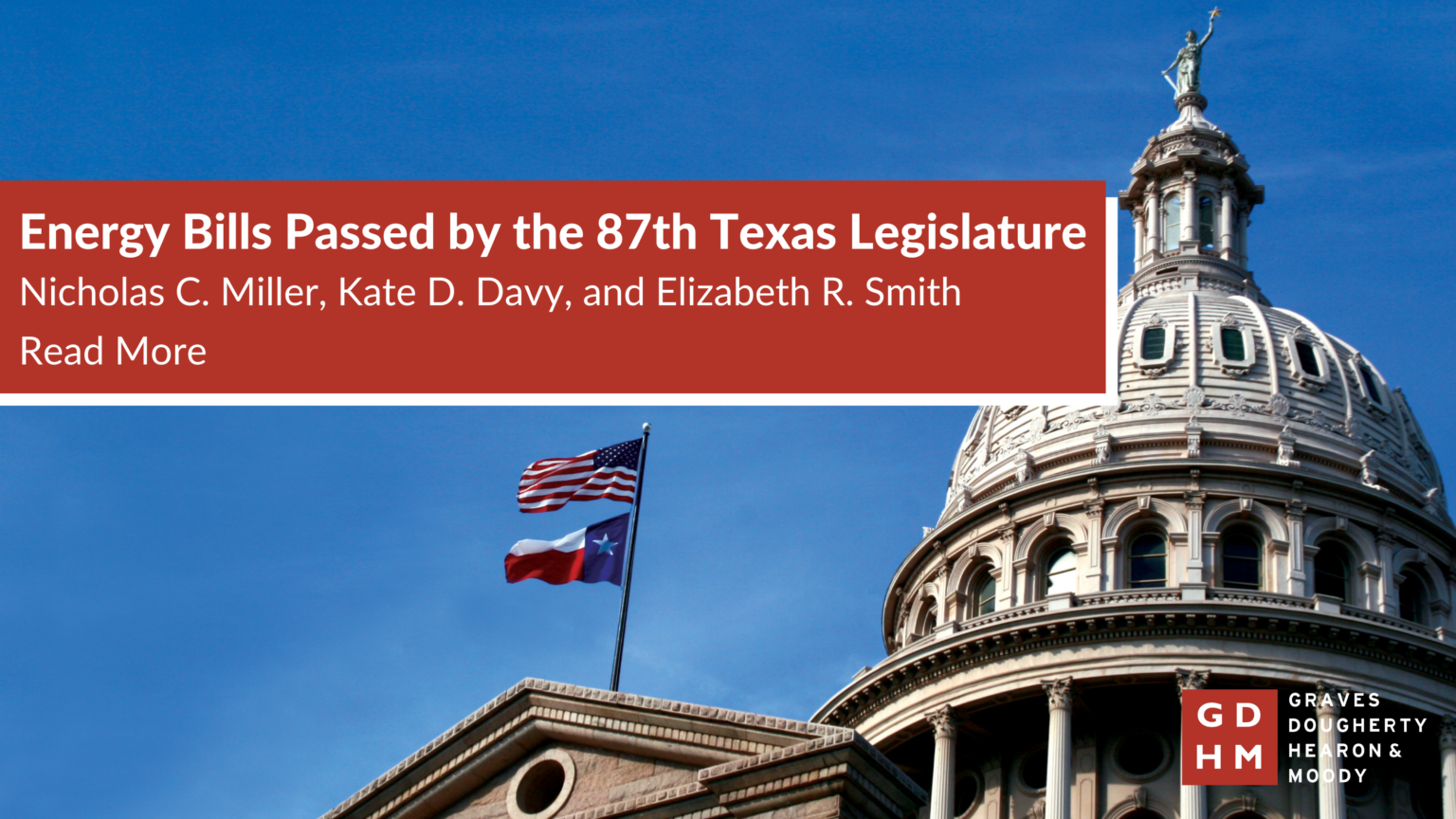 Publication Energy Bills Passed by the 87th Texas Legislature Graves